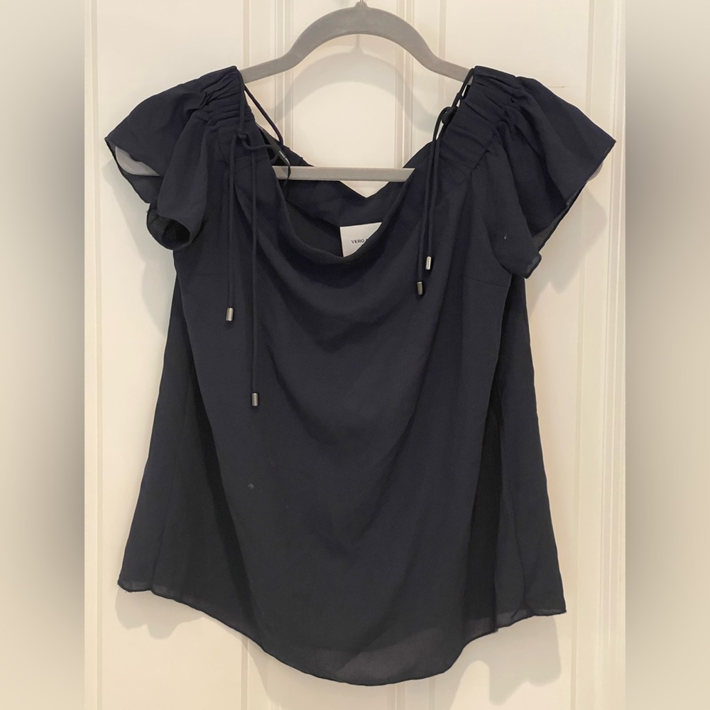 NWT Cold Shoulder Vero Moda Navy XS